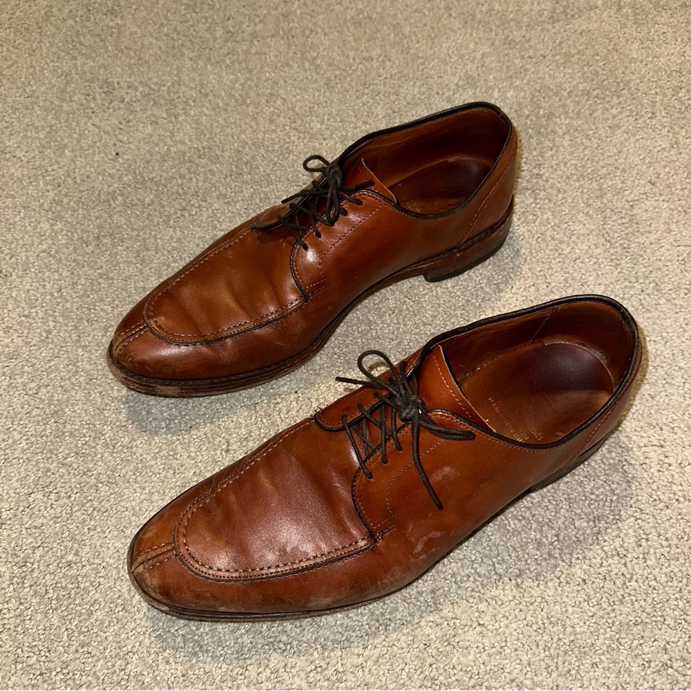 Allen Edmonds Brown Leather Oxford Shoes